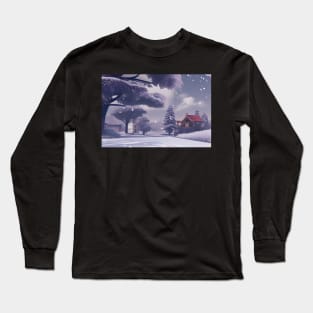 Winter landscape Long Sleeve T-Shirt